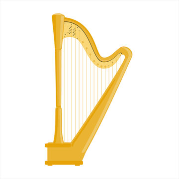 Musical instrument harp