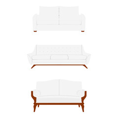 Vintage furniture vector