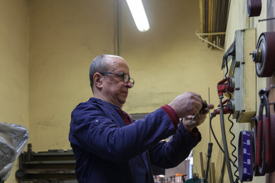 artisan in a small workshop