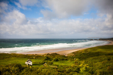 Spring landscape in the lands of Ireland