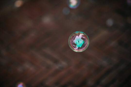 city in a soap bubble