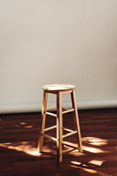 Stool in photo studio