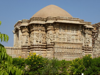 Beautiful temple inside of Chittaurgarh fort