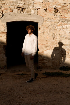 Young man in the countryside