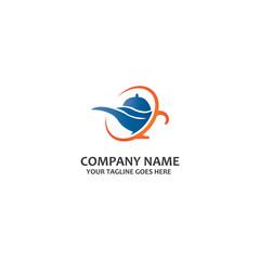 simple magic lamp icon vector logo