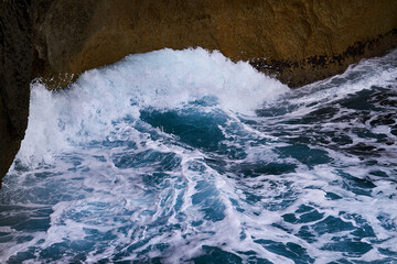 Windy blue sea - the power of nature - obrazy, fototapety, plakaty