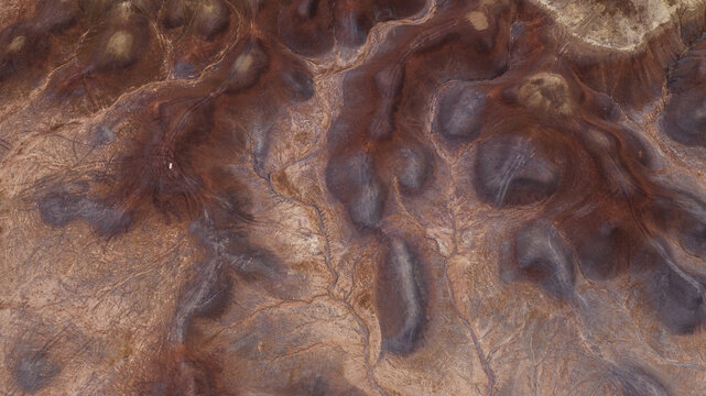 veins and hills