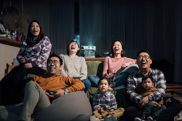 video gaming with projector