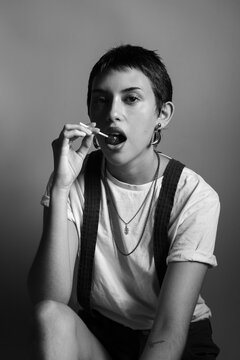 Young tomboy