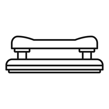 recommend clip art: Hole perforator icon, outline style