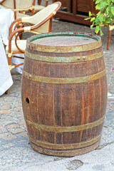 Fototapeta premium Old Brown Barrel