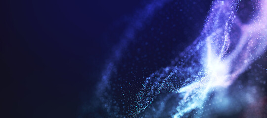 Night shining starry sky, space background with stars, Starry night sky as a background, Dark interstellar space.