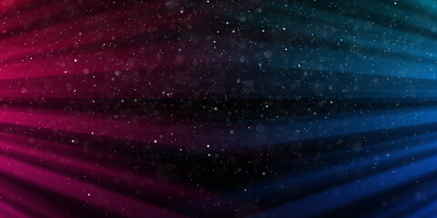 Light ray with dark star sky background, colorful light ray  and starlight background, stardust...