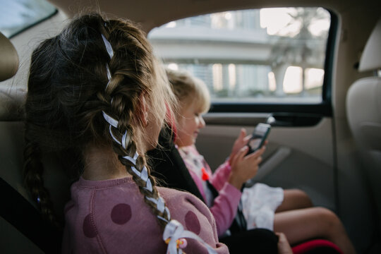 Kids in a car