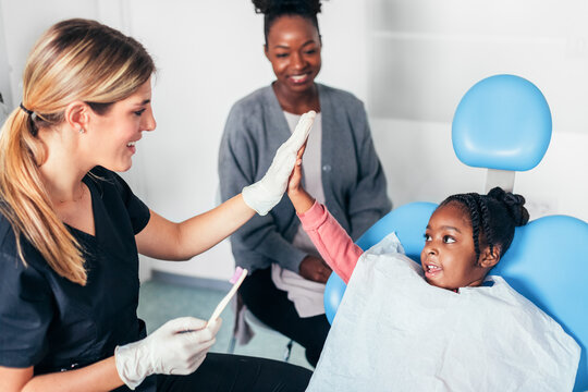 A Little Girl and a Dentist