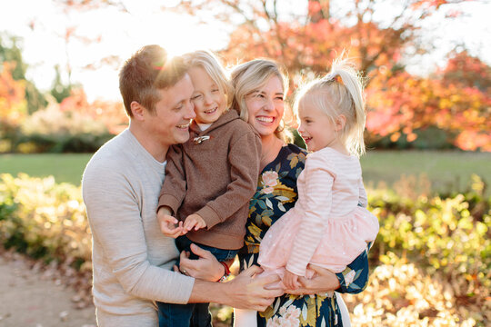 Beautiful Family Having Fun Together