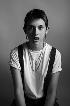 Young tomboy