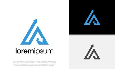 Initial A logo design. Initial Letter Logo. 