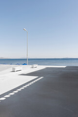 Obraz premium road to the beach in Kos, Greece