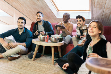 Group of Friends Having Fun