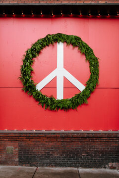 Christmas Peace Wreath