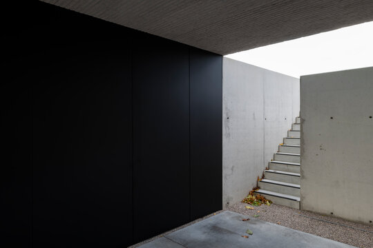 concrete staircase