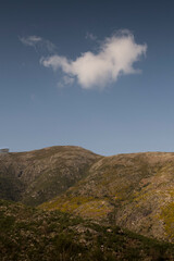 Fototapeta premium Mountain landscape of highland and meadows