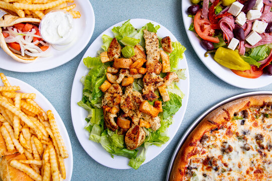 assortment of food