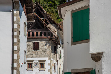 Pesariis, an ancient clock village. Friuli