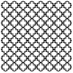 Ethno design blocks, Aztecs black white