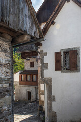 Fototapeta premium Pesariis, an ancient clock village. Friuli