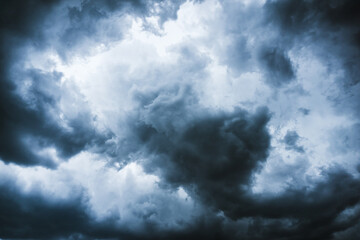 the sky before the rain