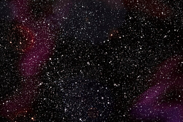 A view of deep space, a night enrichment full of stars