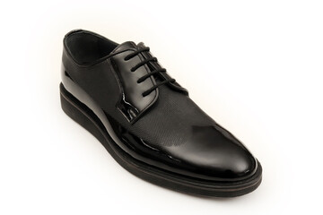 Elegant  handmade leather black shoes