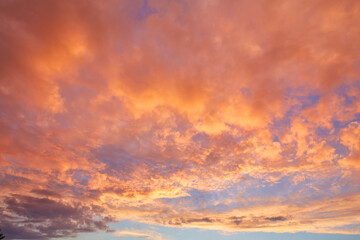 Obraz premium Colorful sky after the sunset.