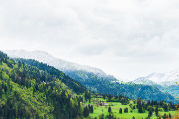 Ancient landscapes of Carnia. Between spring and winter in Sutrio. Carnia