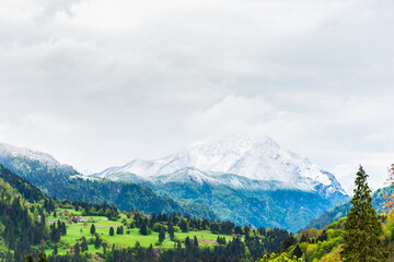 Ancient landscapes of Carnia. Between spring and winter in Sutrio. Carnia