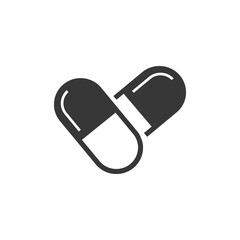 Pills icon. Trendy Pills logo concept on white background from Health and Medical collection. Suitable for use on web apps, mobile apps and print media.