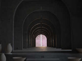 Fototapeta premium architect tunnel