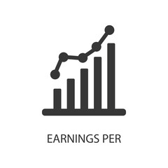 Earnings per share (EPS) icon. Trendy Earnings per share (EPS) logo concept on white background from business collection. Suitable for use on web apps, mobile apps and print media.