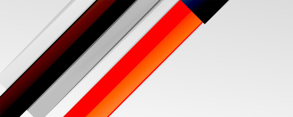 Multicolored lines background. Design template for business or technology presentations, internet posters or web brochure covers
