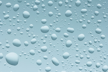 water drops on glass