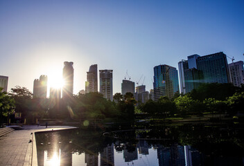 Fototapeta premium city park