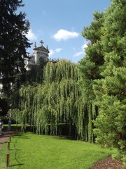 Park in Blois, Frankreich