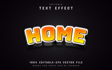 Home orange gradient text effects