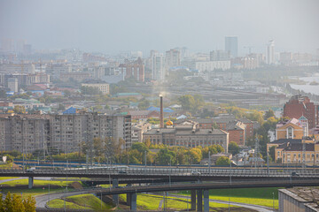 view of the city