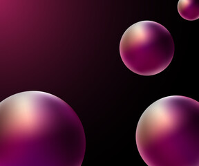 abstract background pearl sphere