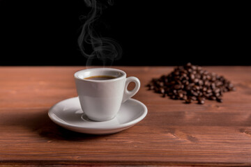 taza de café caliente