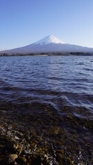 Mt. Fuji over the lake