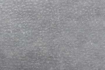 The texture is old gray paper, covered with stains. Uneven light fibrous structure.